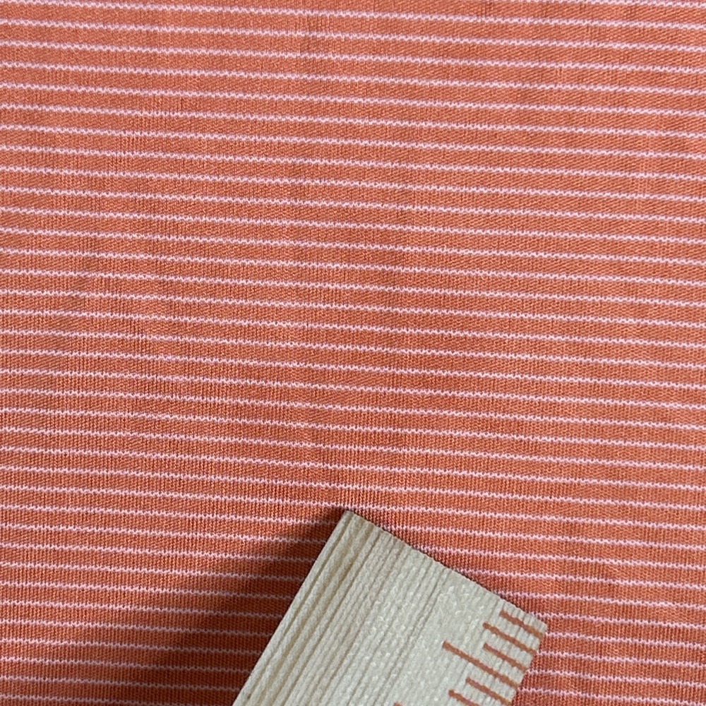 Slazenger Men's Golf Orange white Stripe Polo 2X-Large Short Sleeve(359) - Picture 5 of 6
